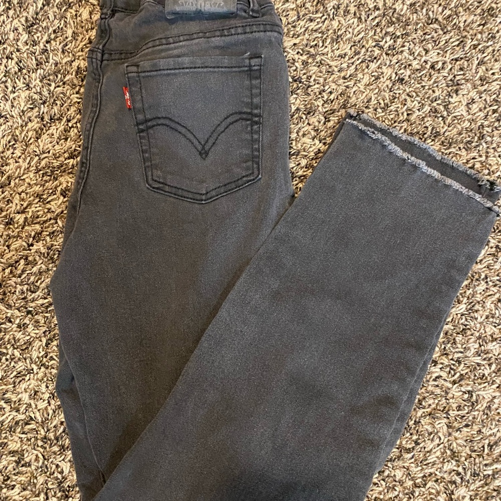 Levi's Black Ankle Denim Jeans